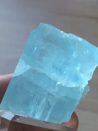 Aquamarijn Kristal - 4.2×5×5.5 cm - 204 g - (1)