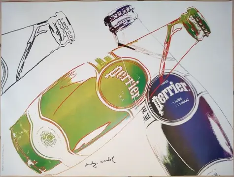 Andy Warhol - Perrier eau naturelle Acqua naturale - 1983 -