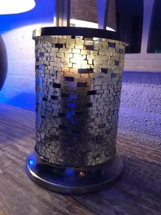 Lantaarn XXL , kandelaar ,mozaiek glas , christal glas