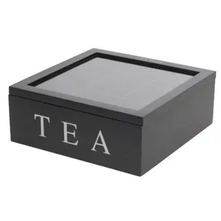 Theedoos zwart Tea Time