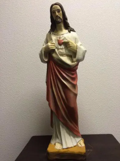 Religieus beeld , Here Jezus Christus , heilig hart beeld
