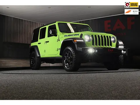 Jeep Wrangler Unlimited 4xe 380 RUBICON / 360 Camera / Leder / Acc / Dode Hoek / Cognac Leder / Navi