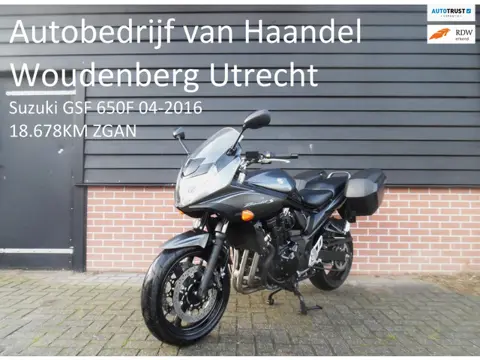 Suzuki Tour GSF 650 SA GSF650F 04-2016 Bandit ABS Zijkoffers zeer mooie motor zgan