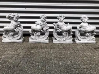 Tuinbeelden,engelen , set engelen