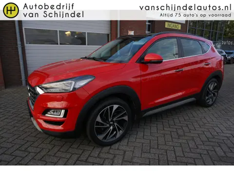 Hyundai Tucson 1.6 T-GDI 177PK AUTOMAAT PREMIUM LUXE! DEALER ONDERHOUDEN! PANORAMADAK STOELKOELING+V