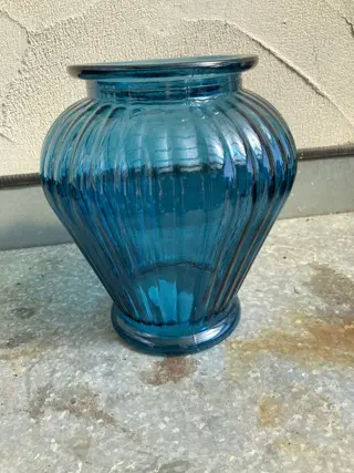 VAAS AQUA BLUE 20 CM Dia 17 cm NIEUW