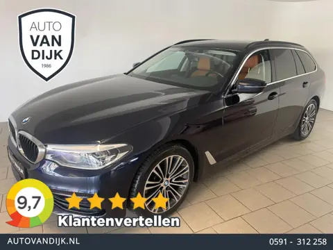 BMW 5-serie Touring 520i High Executive AUTOMAAT NAVI CRUISE BLUETOOTH LED VERL STUURVERW STOELVERW 