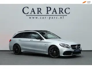 Mercedes-Benz C-klasse Estate AMG 63 LED/PANORAMADAK/SFEER/LEER+S.VERWARMING+MEMORY/19" LMV/CAM/CRUI