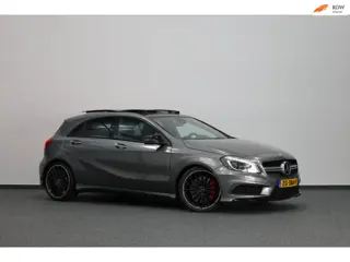 Mercedes-Benz A-klasse AMG 45 4MATIC 361+PK LED/LEER+S.VERWARMING+MEMORY/19" LMV/CAM/CRUISE/ECC/12 M