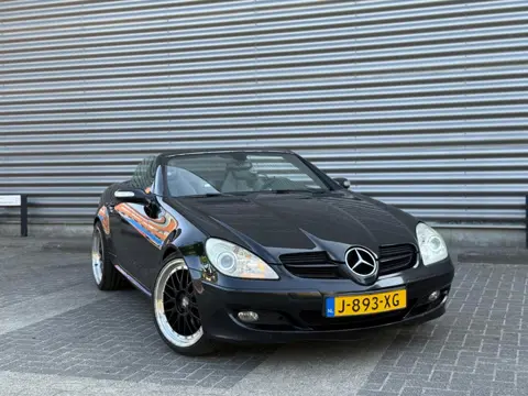Mercedes-Benz SLK-klasse 200 K. (bj 2005) LEER|ECC|CABRIO|ELEK.DAK!
