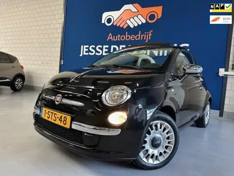 Fiat 500 C 1.0 TwinAir Easy Cabriolet/ bj.2013 / kleur: zwart/ NAP met 221245 km.en APK tot 01/2027 