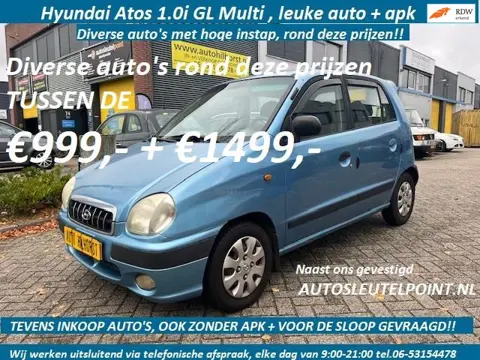 Hyundai Atos ! diverse rond deze prijzen!