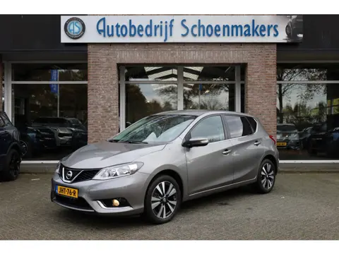 Nissan Pulsar 1.2 DIG-T N-Connecta HALF-LEER CAMERA NAVI CRUISE CLIMA BT-TELEFOONVERB. 17''LMV