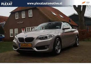 BMW 2-serie Cabrio 220d High Executive Aut. | Orig. NL | Full Led | Sportstoelen | Moonlight Silver 