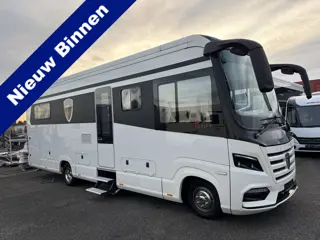 Morelo LOFT 87MB 207pk Aut Queensbed Levelsysteem Luchtvering Gastank Leder Airco