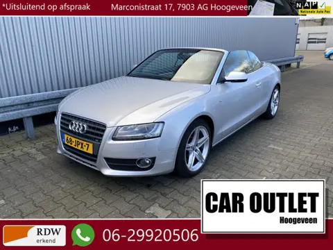 Audi A5 Cabriolet 2.0 TFSI quattro Pro Line 156Dkm.NAP, AUTOMAAT, Leer, Navi, Clima, CC, PDC, LM, nw