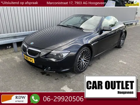 BMW 6 Serie Cabrio 645Ci 172Dkm.NAP, AUTOMAAT, Navi, Leer, 20"LM,  Vol! & z.g.a.n. APK – Inruil Moge