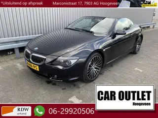 BMW 6 Serie Cabrio 645Ci 172Dkm.NAP, AUTOMAAT, Navi, Leer, 20"LM,  Vol! & z.g.a.n. APK – Inruil Moge