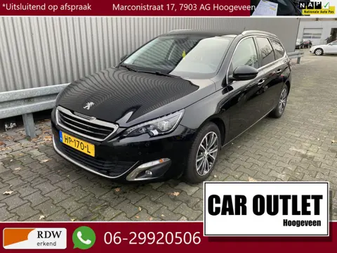 Peugeot 308 SW 1.2 PureTech Blue Lease Premium AUTOMAAT, Clima, Navi, CC, Pano, PDC, LM, Trekh, – In