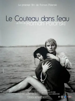 HET MES IN HET WATER FRANSE filmposter.