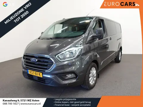 Ford Transit Custom 300 2.0 TDCI L2H1 Limited Dubbele Cabine Automaat Navi Airco 2x schuifdeuren  Tr