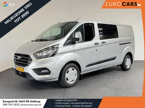 Ford Transit Custom 131pk Automaat L2H1 Trend Dubbele Cabine 2x Schuifdeur Navigatie Apple Carplay/A