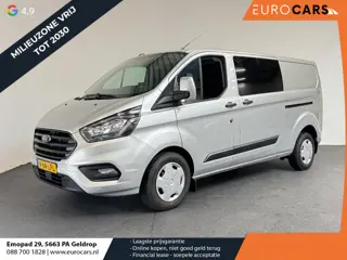Ford Transit Custom 131pk Automaat L2H1 Trend Dubbele Cabine 2x Schuifdeur Navigatie Apple Carplay/A