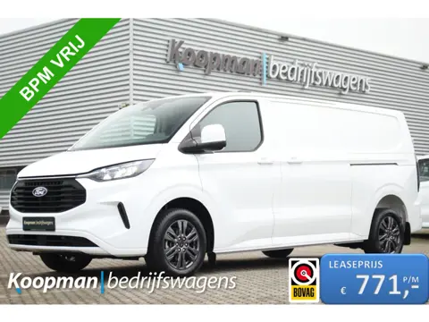 Ford E-Transit Custom 340 L2H1 Limited 71kWh 218pk L+R Zijdeur | Trekgewicht 2300kg  | LED | Carplay