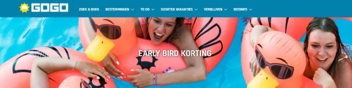 EARLY BIRD DEAL: €50,- KORTING PER PERSOON!