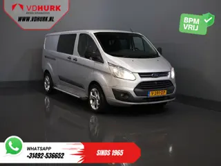 Ford Transit Custom 2.2 TDCI Trend Dubbel Cabine DC L2 BPM VRIJ! NL Auto/ Leder/ Stoelverw./ Camera/