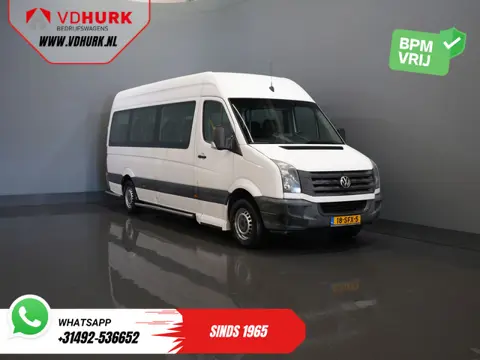 Volkswagen Crafter 35 2.0 TDI L3H2 EXPORT ONLY! €9.559 Incl.BTW BPM VRIJ! Rolstoellift/ 9 Pers/ 9P/ 