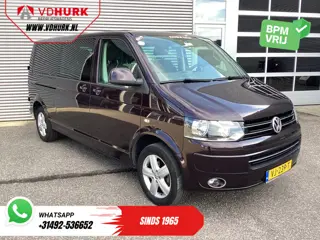 Volkswagen Transporter 2.0 TDI 140 pk DSG Aut. L2 Dubbel Cabine DC EXPORT 2.5t Trekverm./ Cruise/ Ai