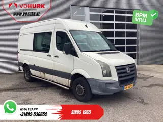 Volkswagen Crafter 50 2.5 TDI Aut. L2H2 DC Dubbel Cabine EXPORT 5 cil/ 3.5t Trekverm./ Airco/ 6 Pers