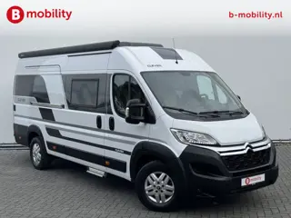 Citroën CLEVER 636 (Pössl 640) BUSCAMPER (bj.2019) | LENGTEBEDDEN | LUCHTVERING | LUIFEL SCHOTEL | Z
