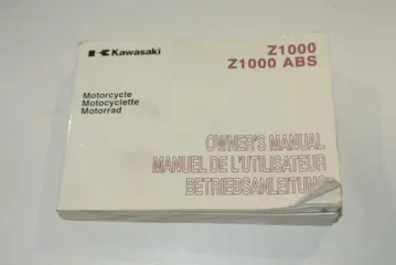 INSTRUCTIEBOEKJE Kawasaki Z 1000 2010 - 2013