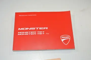 INSTRUCTIEBOEKJE Ducati monster 796 2011 - 2014