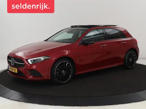 Mercedes-Benz A-klasse 250e AMG | Panoramadak | 360 Camera | Burmester | Stoelverwarming | Adaptive 