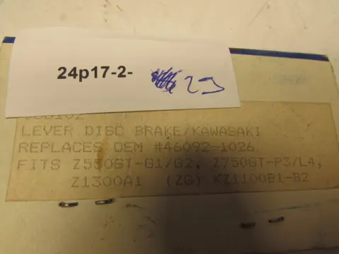 KOPPELINGSHANDLE Kawasaki KLR 600 1970 - 2012