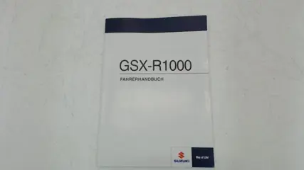 INSTRUCTIEBOEKJE Suzuki GSX R 1000 2009 - 2010