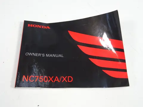 INSTRUCTIEBOEKJE Honda NC 750 X 2016 - 2017