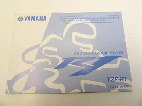INSTRUCTIEBOEKJE Yamaha YZF R1 2009 - 2010