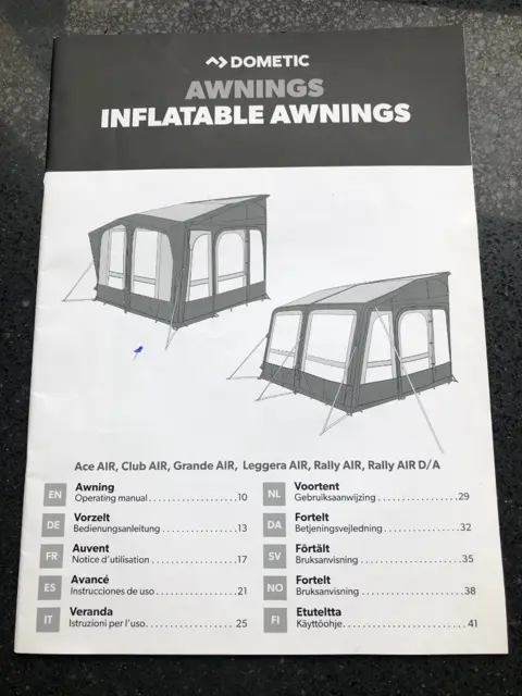 Dometic Club Air All-Season 330 S Opblaasbare Voortent