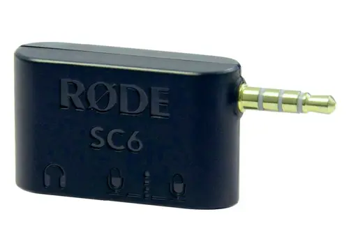 Rode SC6 Dual TRRS en koptelefoon adapter