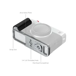 SmallRig 5448 L-Shaped Mount Plate With Silicone Handle For FUJIFILM X-E5