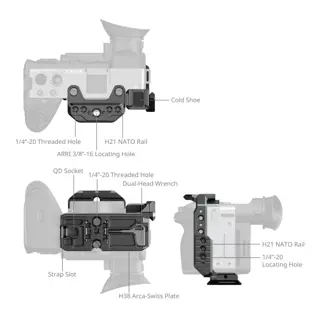 SmallRig 5591 Half Cage For Sony FX2
