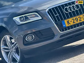 Audi Q5 2.0 TFSI hybrid quattro Pro Line Plus - Monsoon Grijs/Milano Leder - Panorama/schuifdak