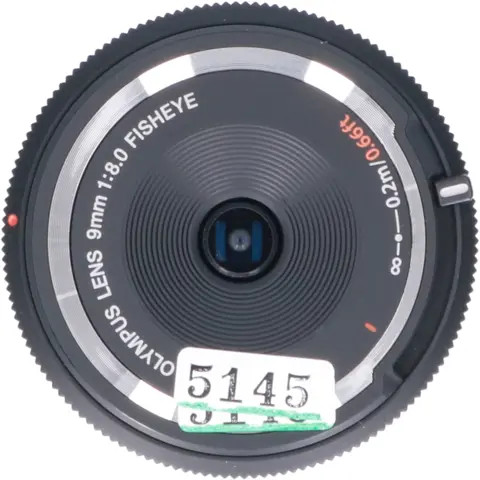 Tweedehands Olympus Body Cap lens 9mm f/8.0 Fisheye - Zwart CM5145