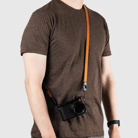 Peak Design Form Leather Camera Strap Long Amber