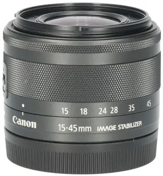 Tweedehands Canon EF-M 15-45mm f/3.5-6.3 IS STM - Zwart CM5318