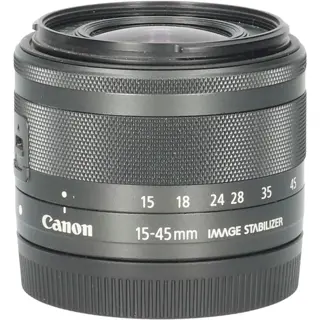 Tweedehands Canon EF-M 15-45mm f/3.5-6.3 IS STM - Zwart CM4796